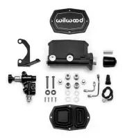 WILWOOD Master Cylinder Tandem w / Brkt Prop Valve 1in