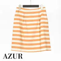 在飛比找momo購物網優惠-【AZUR】經典時尚條紋短裙