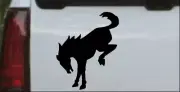 Ford Bronco Horse Car Truck Window Laptop Decal Sticker Black 2X1.6