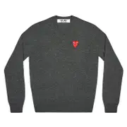 [COMME des GARCONS PLAY] 女用雙眼 V 領毛衣