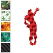 Zombie Shambling, Vinyl Decal Sticker, 40 Patterns & 3 Sizes, #775