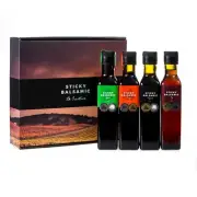Sticky Balsamic Gift Box - four balsamic vinegar varieties, balsamic glaze gift