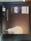 PHILIPS Hue White 4 Pack A19 LED Smart Bulbs Starter Kit w/ Bridge - 472001