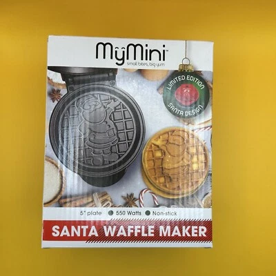 My Mini Santa Waffle Waffle Maker By Nostalgia. New