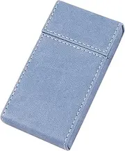 [Lorxilar] Cigarette Cases Leather Slim Carrying Case Cigarette Box for 20 Cigarettes Magnetic Switch,One Size,A
