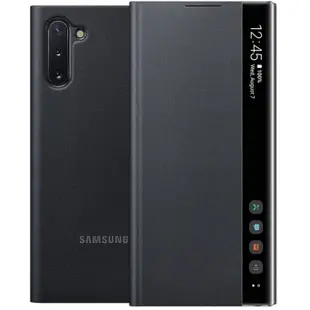 Clear View 三星 Galaxy Note10 EF-ZN970,黑色皮套
