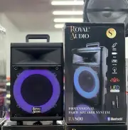 Royal Audio Rechargeable 8” Party Speaker With Wireless Mic FREE