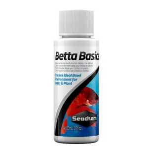 【Seachem 西肯】鬥魚水質穩定劑60ml/Betta Basics/水質安定劑/pH緩衝到7.0(鬥魚和植物提供最佳環境N4424)