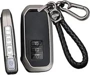 ontto Alloy Car Key fob Cover Fit for Kia EV6 GT K5 K7 K8 Sportage GT-Line Sorento 4 MQ4 Sedona Carnaval MPV Smart leather Key case keyring Key Shell holder bag keychain
