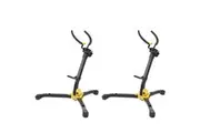 2x Hercules Auto Grip System Portable Stand Holder Bag for Alto Tenor Saxophone