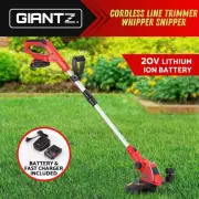 Giantz 20V Cordless Line Trimmer Lawn Grass Whipper Snipper Powerful Motor
