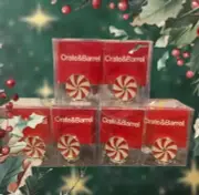 12 Crate & Barrel 1" Photo Holders Name Tag Decor, Christmas NIB Candy Cane