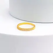 Peroz Gold Dalia Ring | Yellow Gold Plated Women's Ring Fashion Jewellery