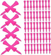 BESPORTBLE 100pcs Golf Golf Tees Markers Tall Tees Golf Stinger Golf Tees Simulator Golf Tees Martini Tees for Golf Castle Tees Golf Short Tees Golf Castle Golf Tee Golfing Tees Pp Rosy