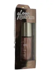 Glow Get Em Pearl Luster Liquid Highlighter Rose Gold Roller 1.00 fl oz New