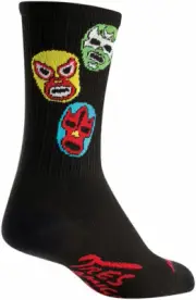 SockGuy SGX Three Amigos Socks | 6 inch | Black | L/XL