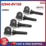 4X TPMS Sensor 52940-BV100 For 21-26 Hyundai Creta H1 Van H100 Tucson Kia EV6