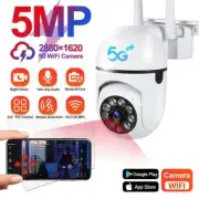5G Wifi Video Surveillance Camera CCTV PTZ IP Cam Smart Human Tracking 4X Zoom