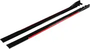 2.2M 86.6" /2M 78.7" Side Skirt Extension Winglet Splitter Apron Cover Compatible for VW Polo AW MK5 MK6 GTI Passat Jetta Car Accessories(2M Black Red)
