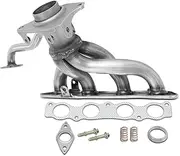 A-Premium Engine Exhaust Manifold Kit W/Gaskets & Bolts & Springs [DOHC 4Cyl 1.8L] Compatible with Toyota 2010-2015 Prius, 2012-2015 Prius Plug-In, 2012-2018 Prius V & Lexus 2011-2017