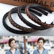 Braided Headband Light Coffee - One Size