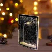 DIY LED Christmas Snowy Night Light Kit Handmade Holiday Decor, Warm White Light