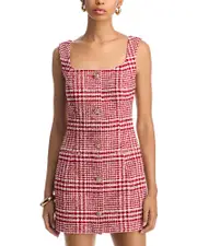 French Connection Button Front Mini Dress