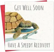 Twizler Get Well Soon Card - Speedy Recovery - Funny Get Well Card for Men Women Him Her Male Female Adult
