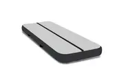 3m x 1m Air Track Inflatable Tumbling Mat Gymnastics - Grey Black