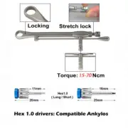 tool set Dental Implant Torque Wrench Hex Drivers 1.0mm Straumann
