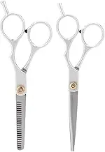 Hair Cutting Scissor, Professional Hair Cutting Thining Scissors Set, Barber Shear Hair Thinning Scissors, Hairdressing Scissors for Female Hairdresser or Home DIY(C)