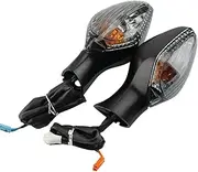 LED Indicator Blinkers Amber Lamp Accessories Motorcycle Turn Signal Indicator Light For HO&ND&A CBR500R CBR650F CB650F CB500F CB500X MSX125 Rebel 500 300(Light Smoke 2PINS)