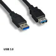 Kentek 10' Spuer Speed USB 3.0 A Extension Cable 5Gbps Sync Charge Connect Data
