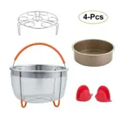 E-Gtong 4-PCS Steamer Accessories Set Complete Multipurpose Kit for Instant Pot