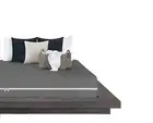 Zipper King Size Fitted Sheet - 100% Microfiber, Super Soft, 12" Deep Pocket,