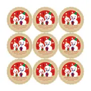 Lovely Christmas Snowman Style Stickers Self-adhesive DIY Handmade Creative Gift Product