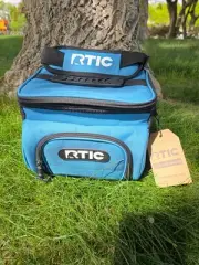 RTIC 6 Can Light Blue Day Cooler New Lunchbox Soft Pack 24 Hours Cold Lunch Box