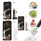 with Charging Base Handheld Milk Frother Coffee Drink Mixer
