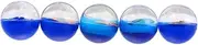 Odorless 5pcs Sea Fish Bouncy Ball Boys and Girls Learning Toy Party Present Blue Random Style
