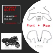 Engine Guard Highway Crash Bar Front & Rear Protector For BMW R1250RT 2018-2023