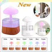Desktop Rain Cloud Humidifier Relax Aromatherapy Lamp USB Rain Sound Diffuser US