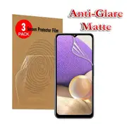 For Samsung Galaxy A32 5G Anti Glare Matte Plastic Soft Pet Screen Protector Film Guard (3 Pack)