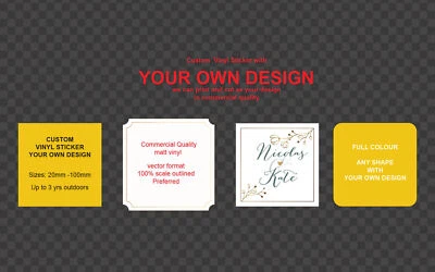 Custom Stickers Logo Square Rectangle Packaging Invation Wedding Label Printing