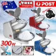Upgraded Electric Ice Crusher Shaver Snow Cone Maker Commercial Machine 2200r/m