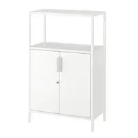 在飛比找蝦皮購物優惠-IKEA/TROTTEN附門收納櫃(白色)