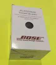 NEW BOSE HORIZONTAL CUBE SPEAKER BLACK IN ORIGINAL BOX BARE WIRE EASY HOOK UP !!