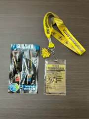 Godzilla King Ghidorah Lanyard with Charm and Card