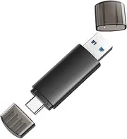 JOIOT 512GB USB C Flash Drive Dual USB 3.0 Flash Drive Type C + USB A Portable Type-C Flash Drive 2-in-1 USB-C Thumb Drive for Smartphone Tablet Computer Mac iPhone 16 Black