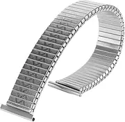 [TCBTFGTV] Watch Strap, Metal Elastic Watch Strap 12mm 14mm 16mm 18mm 20mm Stretch Expansion Stainless Steel Watch Band Men Women Wristband Accessories