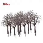 Enhance Your Model Train Layout with 10 Winter Tree Models 11CM Height